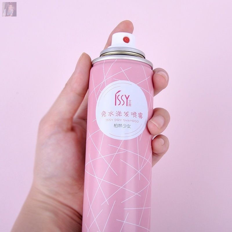 Dầu Gội Khô ISSY Xịt Tóc Khô Kiwi, Hết Bết, Dầu Gội Khô Giúp Mang Lại Độ Tơi Phồng Cho Tóc -  Bình Xịt Gội Tóc Khô Không Cần Nước, Hàng Nội Địa Trung, Đủ 4 Mùi Hương - Màu Xanh- Tặng  Mặt Nạ Dưỡng Môi