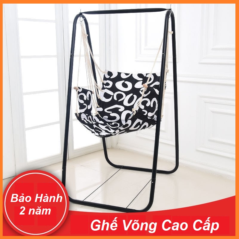 Ghế Võng Xích Đu Trong Nhà - Ghế Xích Đu Treo Khung Thép Chống Gỉ Cao Cấp, Ghế Xích Đu, Ghế Xích Đu Sân Vườn, Ghế Xích Đu Thư Giãn Đa Năng