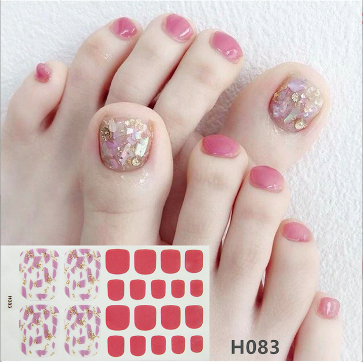 Combo 2 bộ miếng dán móng tay nail+1 bộ miếng dán móng chân đẹp - Combo miếng dán móng tay 3D nail sticker miếng dán móng tay dễ thương cute miếng dán móng tay chân rẻ đẹp đồ dán móng CB884