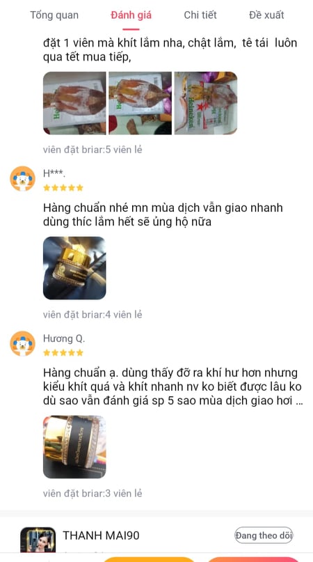 4 Viên đặt thảo mộc Briar pk se khít vùng kín hiệu quả sau 2giờ viên đặt nhỏ gọn, tự tan chảy không cần moi (che tên nhạy cảm)