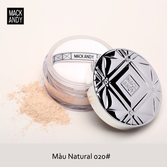 Phấn phủ kiềm dầu MACK ANDY CREAMY [Chính hãng 100%] | Phấn phủ dạng bột, siêu mịn 3 tone màu lựa chọn