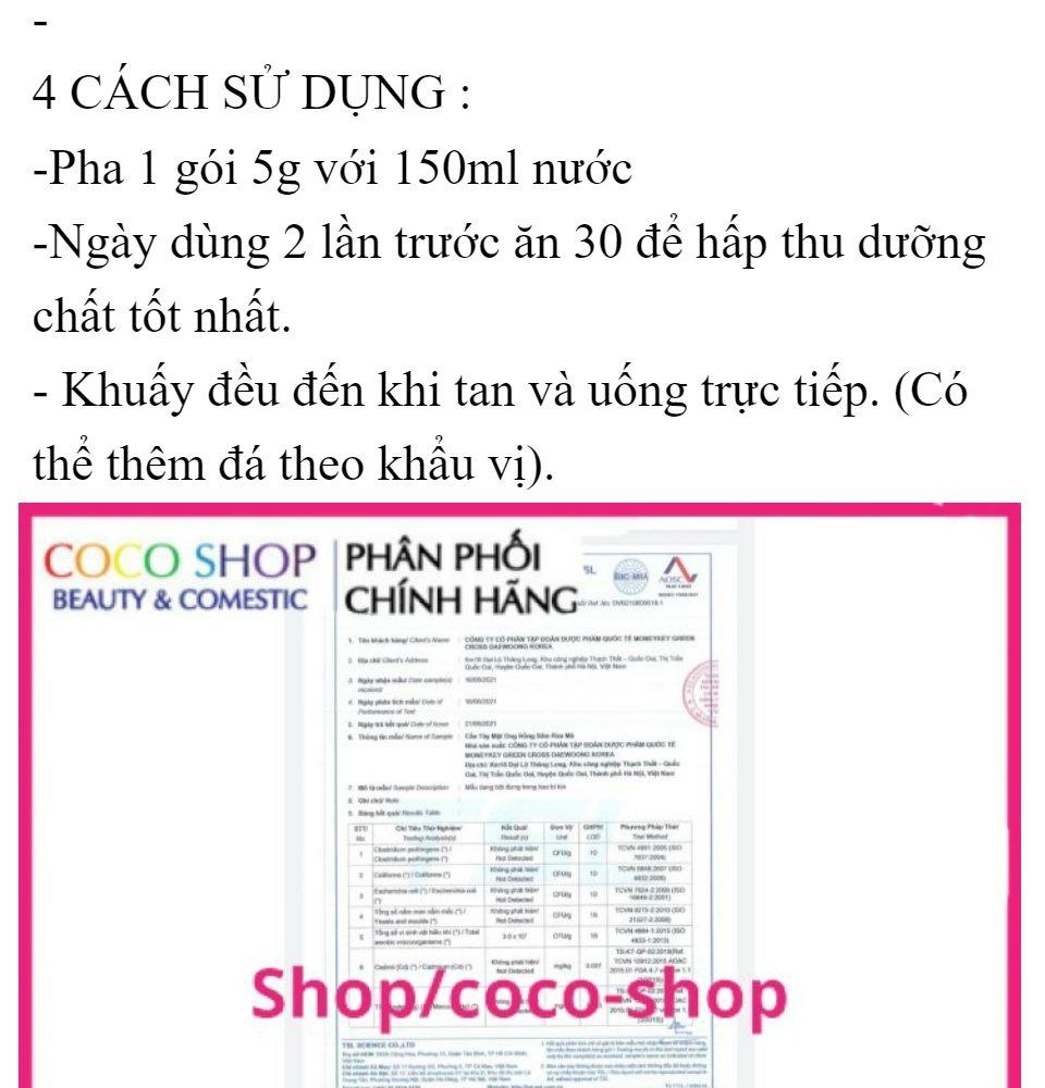 Bột cần tây mật ong giảm cân hồng sâm rau má thanh lọc cơ thể đẹp da , đẹp dáng hộp 15 gói HSD 2024 6