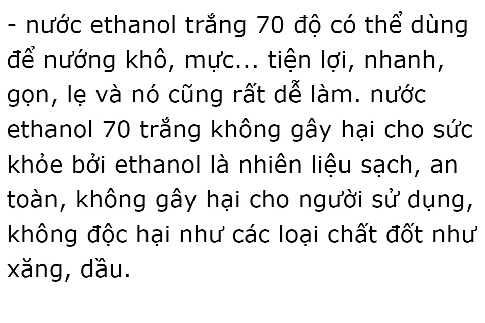 nước ethanol 70 độ 500ml Vĩnh Phúc dùng để xử lý làm sạch môi trường, sát khuẩn bề mặt vật dụng và có thể xử lý vi khuẩn trên con người, trên bề mặt da, sát khùng vết thương, diệt khuẩn, sát khuẩn dụng cụ y tế DrViet 65 nước ethanol 70 độ 500ml Vĩnh Phúc dùng để xử lý làm sạch môi trường, sát khuẩn bề mặt vật dụng và có thể xử lý vi khuẩn trên con người, trên bề mặt da, sát khùng vết thương, diệt khuẩn, sát khuẩn dụng cụ y tế DrViet