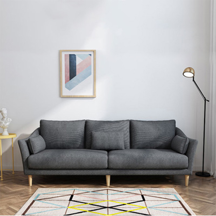 Ghế sofa đôi 1m4 nệm nỉ cao cấp - Ghế sofa phòng khách băng dài decor nhà đẹp nhiều màu