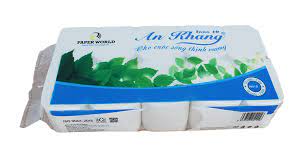 Giấy Vệ Sinh Cuộn Nhỏ An Khang Soft10 (AKS10) 10 cuộn/ cây