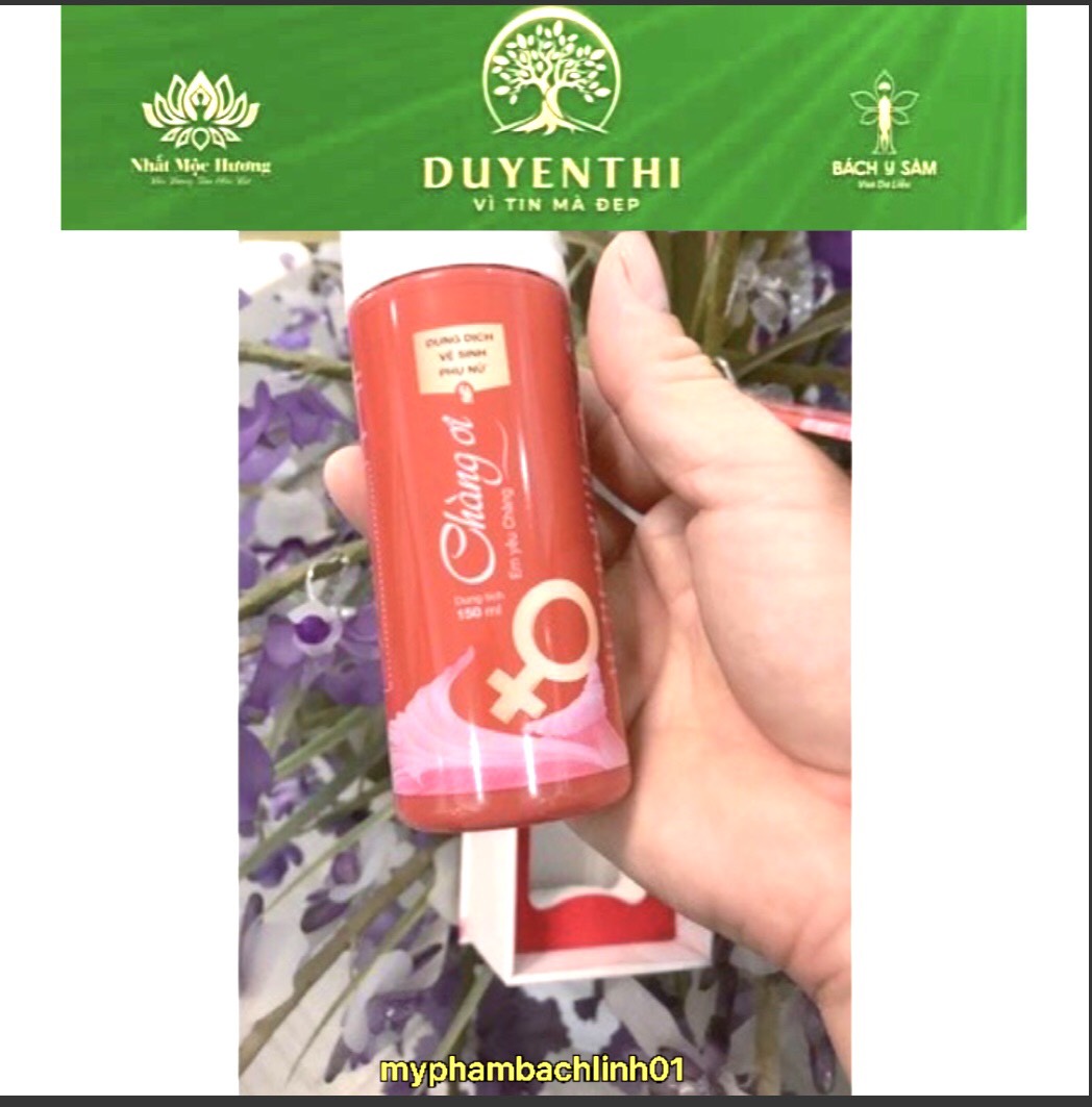 DUNG DỊCH VỆ SINH PHỤ NỮ CHÀNG ƠI BẠCH LINH BÁCH Y SÂM NHẤT MỘC HƯƠNG  bl33[150 mL ]Dạng Bọt