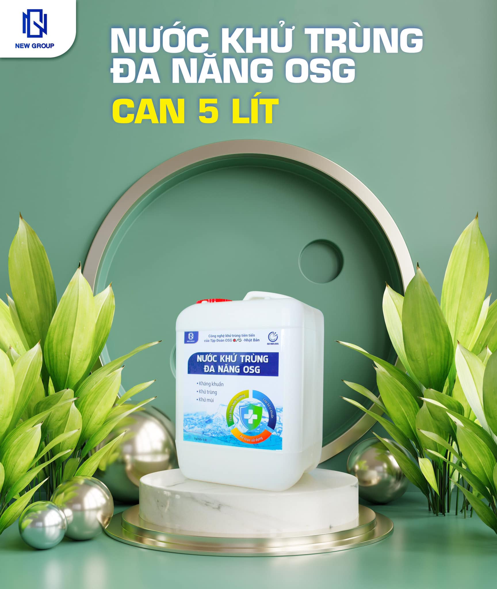 Nước khử trùng diệt khuẩn đa năng OSG (Chai xịt 100ML) được sản xuất theo công nghệ tiên tiến từ Nhật Bản hiệu quả vượt trội khử trùng mạnh mẽ, hoàn toàn từ tự nhiên, an toàn với cơ thể, không gây kích ứng
