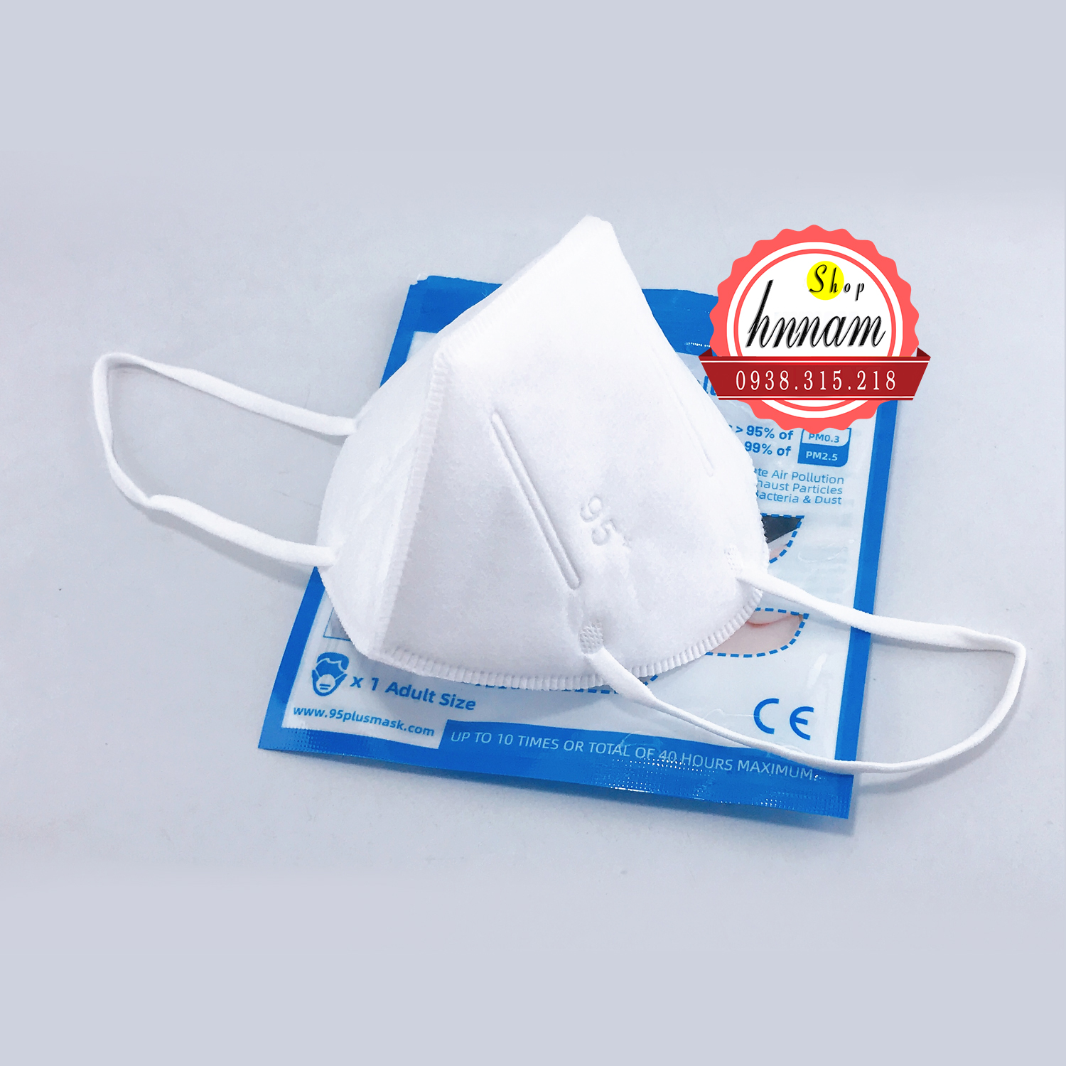 Combo 3 Khẩu Trang N95+ Model 9511 Kháng Khuẩn Siêu Nhỏ Từ 0.3 Micron Trở Xuống ( Đảm Bảo An Toàn Cho Từng Khẩu Trang không có Mút )