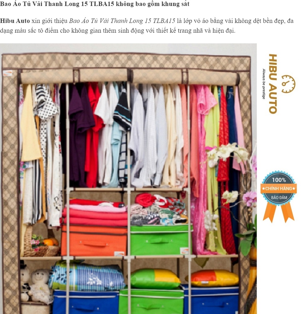 Tủ Vải đựng Quần áo 2 Buồng Giá Tốt T08/2023 | Mua tại Lazada.vn