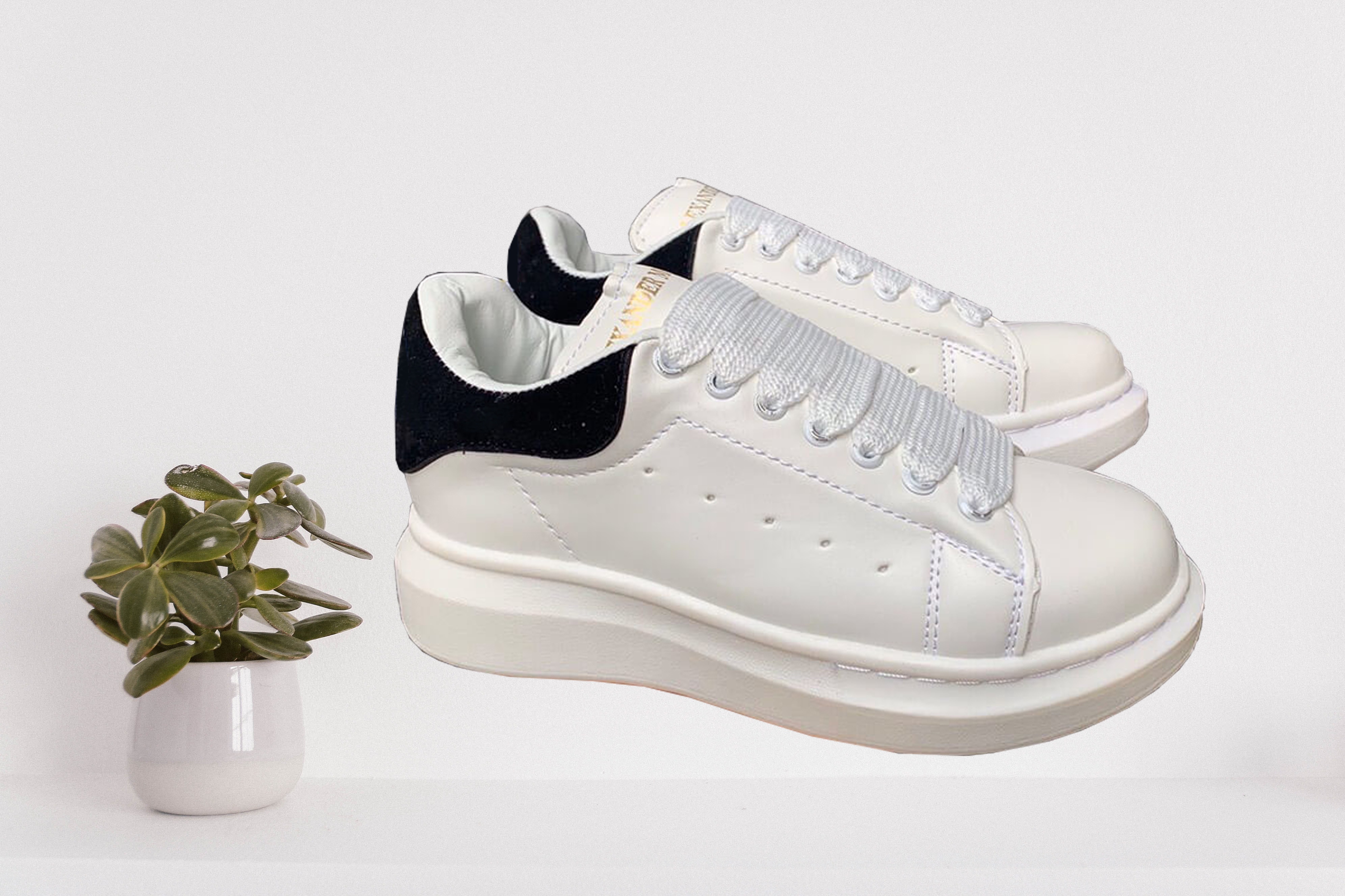 Giày CMC Quin Nam Nữ gót nhung đen dây lụa chất liệu da mềm đi êm