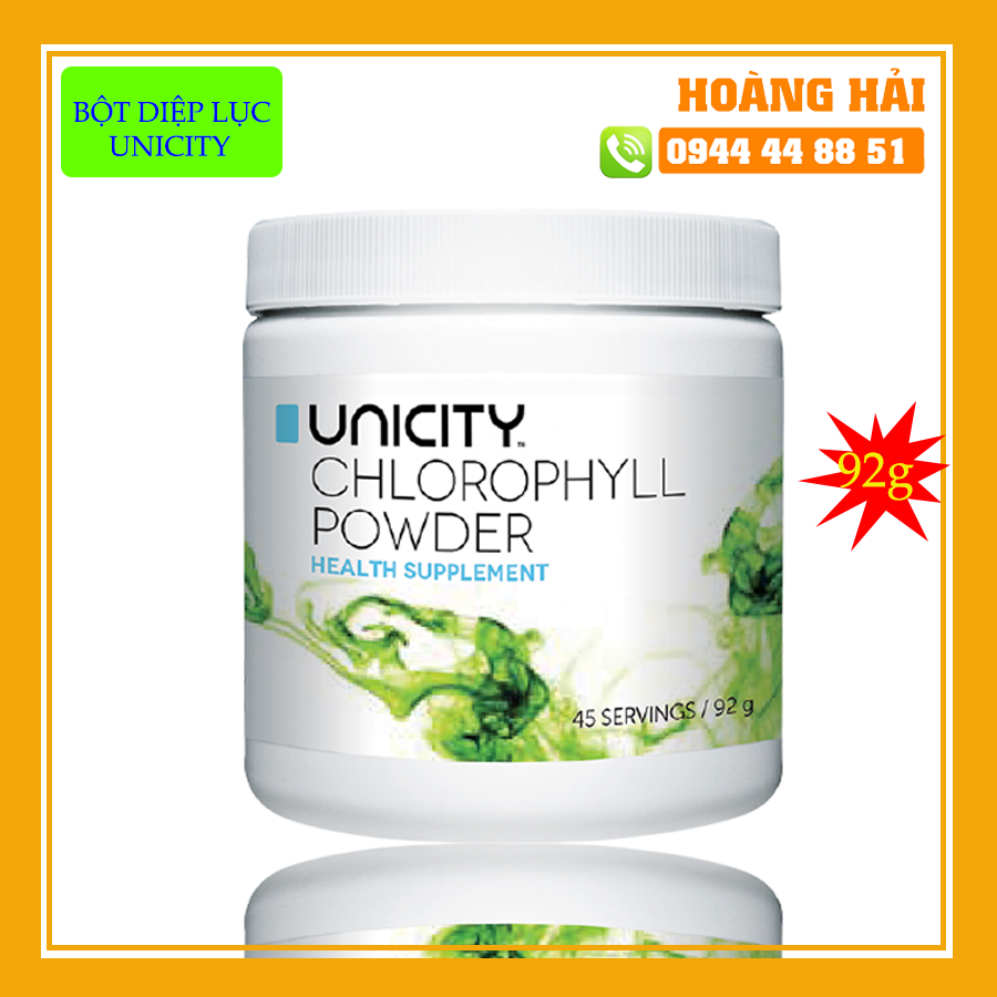 Bột Diệp Lục Unicity 92g-Bột Diệp Lục Thanh Lọc Cơ Thể Của Mỹ