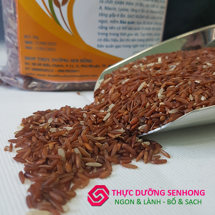 Gạo lứt rẫy vụ 6 tháng (2kg) gạo lứt đỏ siêu sạch, siêu ngon