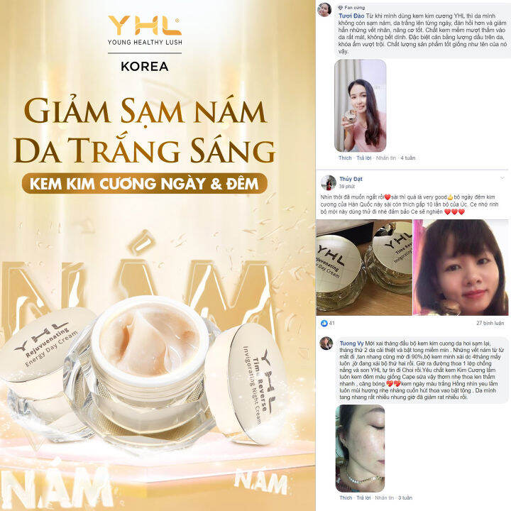Kem Dưỡng Da Kim Cương Ban Ngày YHL