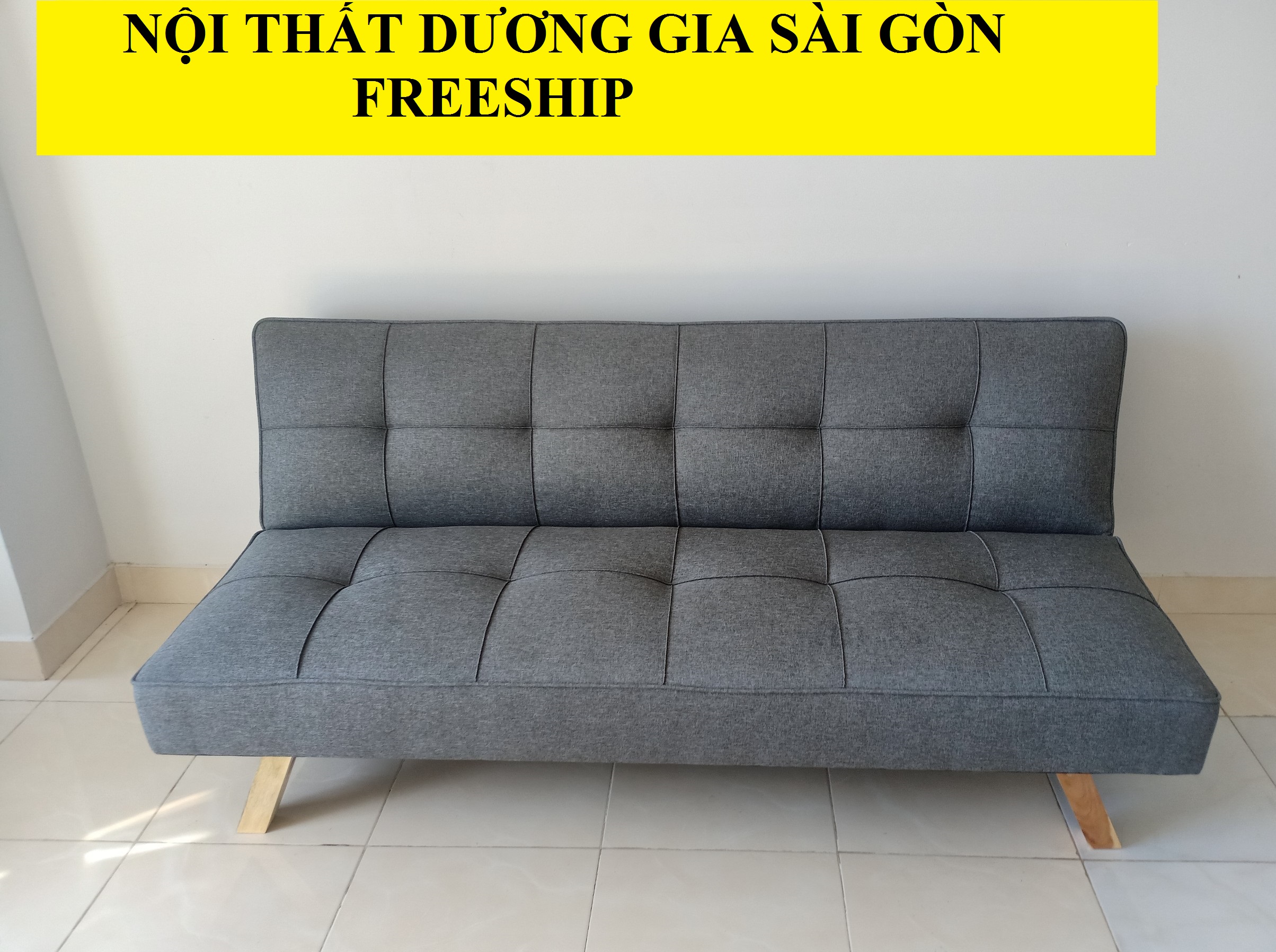 Sofa chân sắt, sofa bed, sofa thông minh giá rẻ HCM