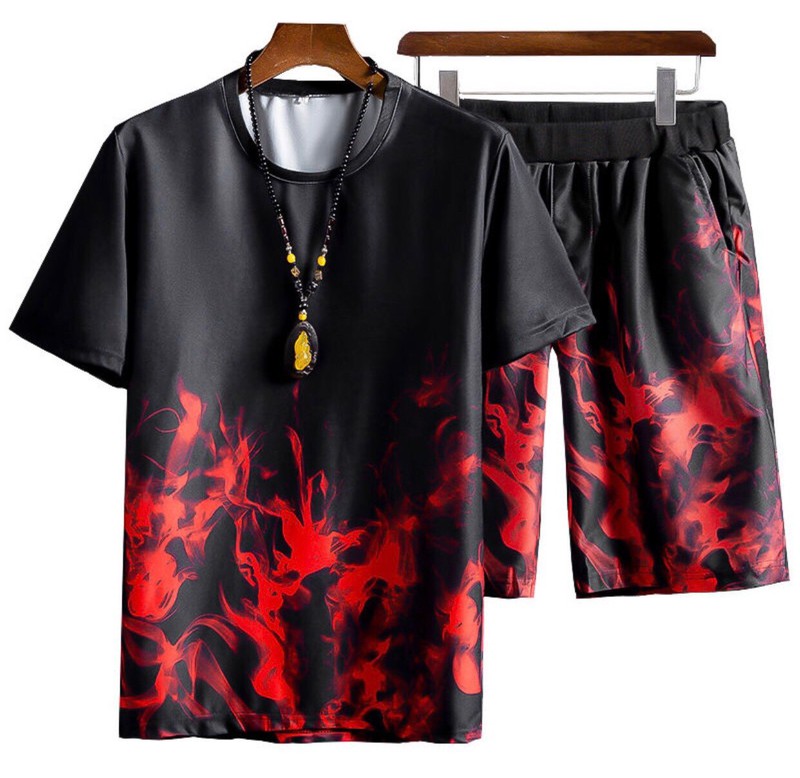 Set bộ thời trang nam phối màu phong cách