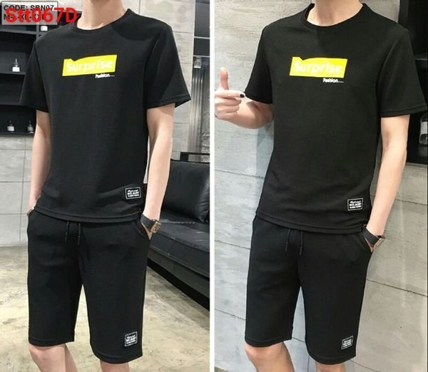 Set Bộ Thể Thao Nam In Chữ Cá Tính
