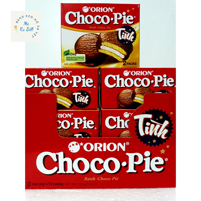 Bánh Chocopie Orion (hộp 2 chiếc), bánh lễ | bánh kẹo Mẹ Bill
