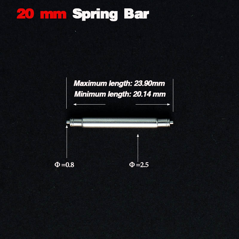 Chốt gắn dây Spring Bar Seiko SKX007, SKX013 dày  - size 20mm và -  Tiktakus