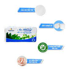 Giấy Vệ Sinh Cuộn Nhỏ An Khang Soft10 (AKS10) 10 cuộn/ cây