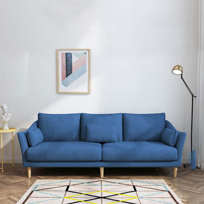 Ghế sofa đôi 1m4 nệm nỉ cao cấp - Ghế sofa phòng khách băng dài decor nhà đẹp nhiều màu