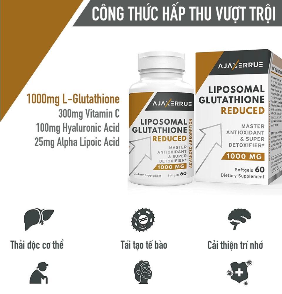 ajaxerrue liposomal glutathione Micro-Pack+®, Liposomal Glutathione, 30 Packets, 0.46 fl oz (13.5 ml) Each main image 1