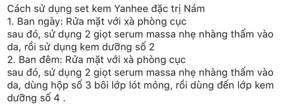 Bộ kem thoa nám Thái Lan Yanhee Dr Wuttisak Đỏ bộ 5 món