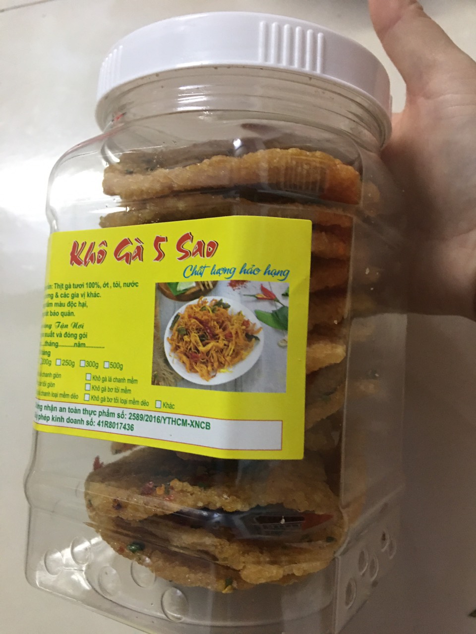 500 gram cơm cháy chiên mắm hành loại 1, đậm đà giòn rụm