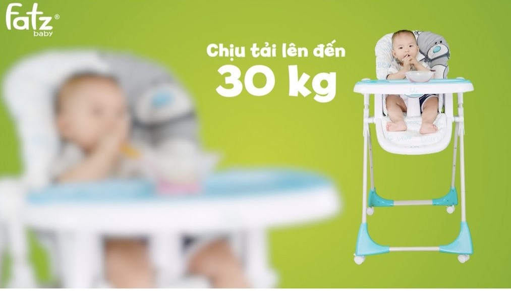 Ghế cao ăn dặm cho bé Fatzbaby FB7202B Hàn Quốc cho bé từ 6 tháng đến 3 tuối - tải trọng 30kg:4556