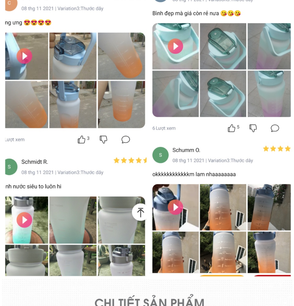 Bình Nước 2 Lít Nữ Cute Tặng Kèm Sticker Có Vạch Báo Giờ Uống Nước Tiện Lợi Chất Liệu Tốt An Toàn Cho Sức Khỏe, bình nước cute nữ, bình đựng nước 2 lít, bình đựng nước, bình giữ nhiệt 2 lít 2