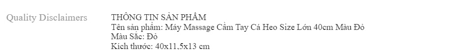 Máy Massage Cá Heo Cầm Tay Lớn Ba Đầu
