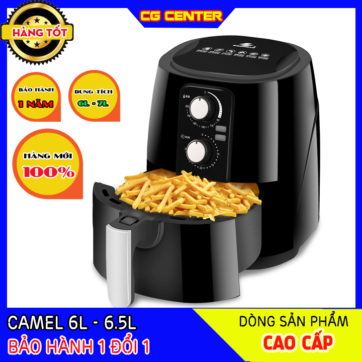 Nồi Chiên Không Dầu CAMEL dung tích 7L - BẢO HÀNH 1 NĂM, noi chien không dầu, nôi chiên không dầu, nôi chien không dầu, noi chien ko dầu, air fryer, lò chiên không dầu, nồi chien không dầu, lò nướng không dầunoi chien khong dau