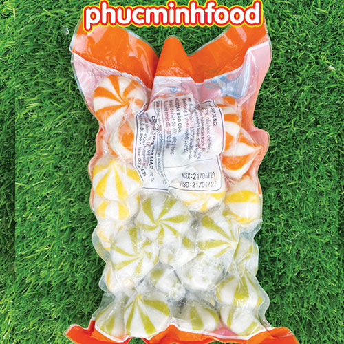 Viên Thả Lẩu Mix 3 màu Phumark gói 500gram 30 viên dùng để thả lẩu và chiên