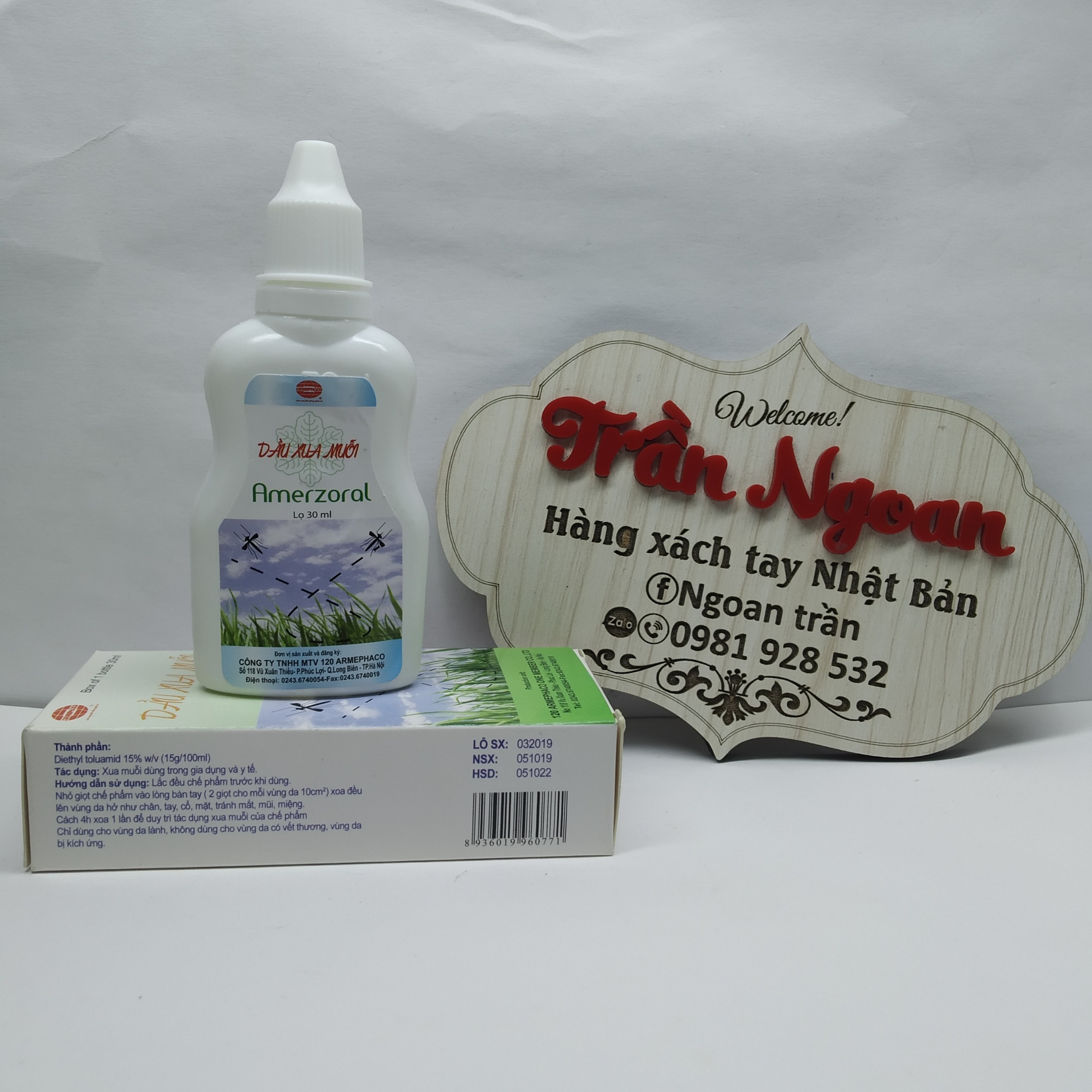 Dầu Xua Muỗi Amerzoral - Lọ 30ml