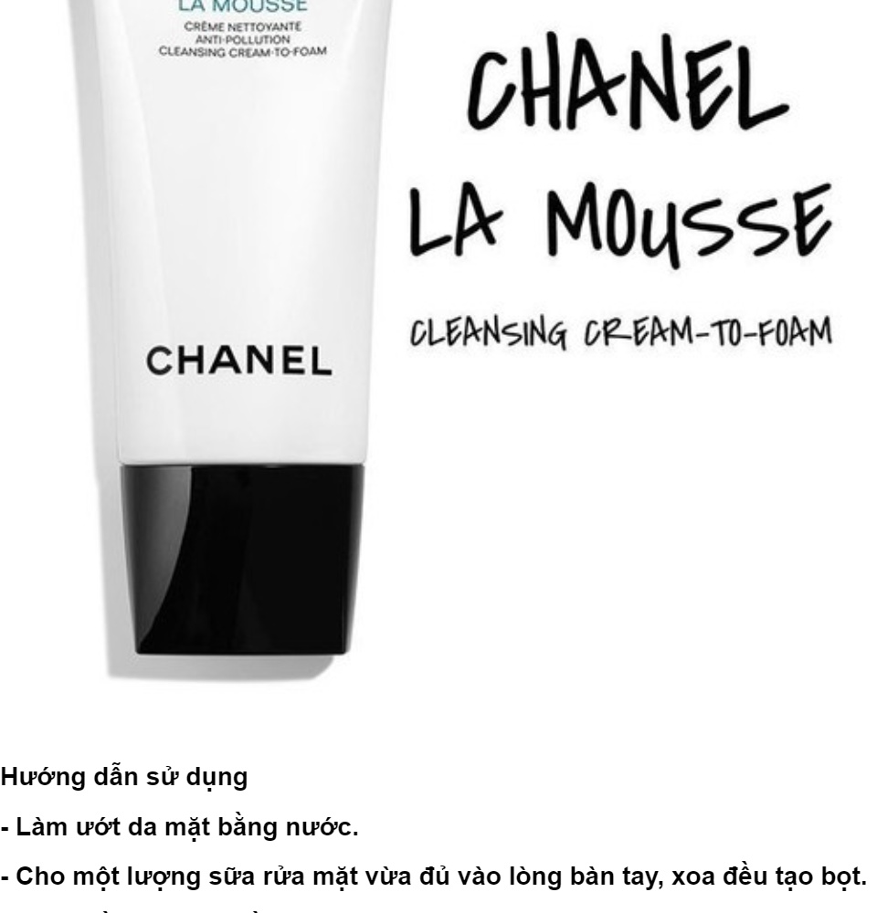 Chanel La Mousse AntiPollution Cleansing Cream to Foam  Integrated  Logistics Sourcing  Storage Company Singapore  Ariki