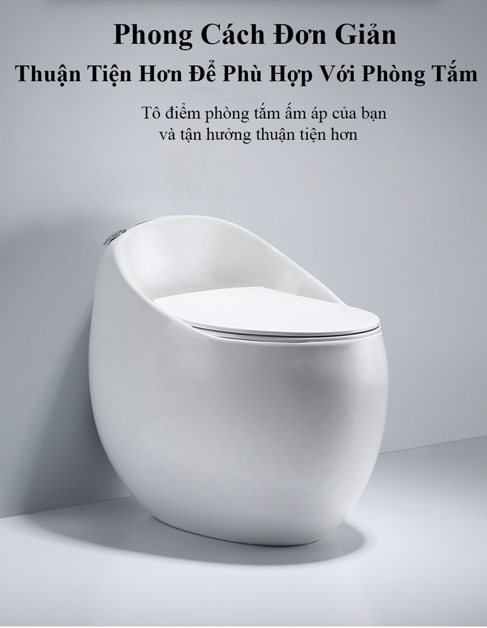 Bồn Cầu Trứng Schmidt, Bồn Cầu Một Khối Nhập Khẩu Cao Cấp, Thiết Kế Hiện Đại Sang Trọng Phù Hợp Với Mọi Kiểu Dáng Phòng Tắm-Hàng Chính Hãng, Bảo Hành 5 Năm