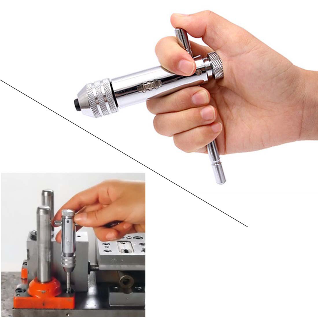 Dụng cụ lấy ốc vít gãy, mũi khoan lấy ốc gãy chuyên dụng; Bộ tháo bu lông ốc vít gãy - có thể kết hợp vớii tay taro tự động hoặc cờ lê thông minh để tháo ốc gãy hoặc sửa đường ống nước