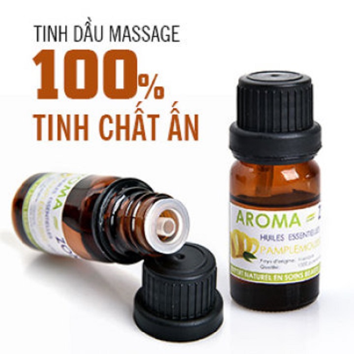 10ml Tinh dầu Sả Chanh, Bưởi, Quế, Dầu Tràm, Cà phê, Ngọc Lan Tây, Bạc hà Nhập Khẩu Ấn Độ - Thơm nhẹ vô cùng dễ chịu