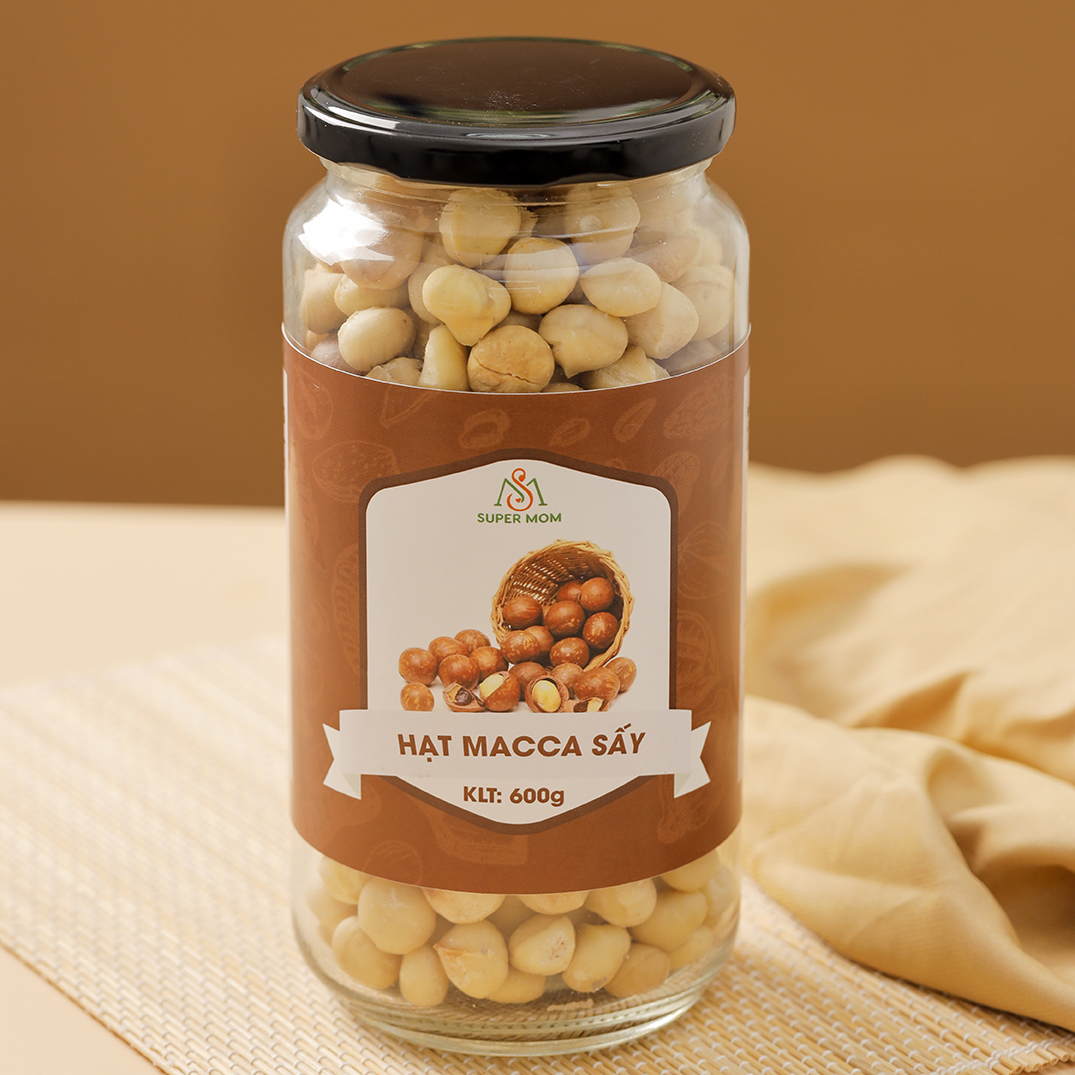Nhân macca tách vỏ sấy nguyên vị ăn vặt mẹ bầu/ ăn vặt ăn kiêng/ ăn vặt healthy lành mạnh/ ăn vặt giảm cân