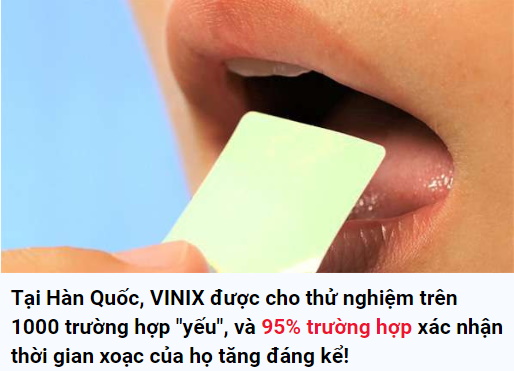 Lẻ 1 Tem ngậm Vinix 100mg |Cam Kết Hiệu Quả| hàng chính hãng CLPharm Hàn Quốc
