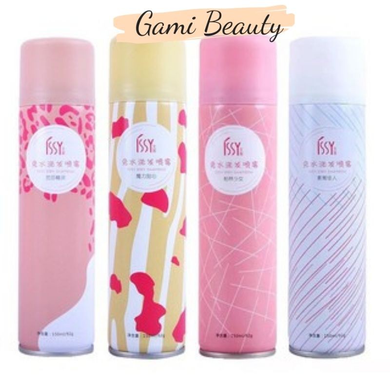 Dầu Gội Khô ISSY Xịt Tóc Khô Kiwi, Hết Bết, Dầu Gội Khô Giúp Mang Lại Độ Tơi Phồng Cho Tóc -  Bình Xịt Gội Tóc Khô Không Cần Nước, Hàng Nội Địa Trung, Đủ 4 Mùi Hương - Màu Xanh- Tặng  Mặt Nạ Dưỡng Môi