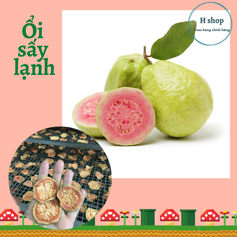 Ổi sấy lạnh gói - detox trái cây gói 200g