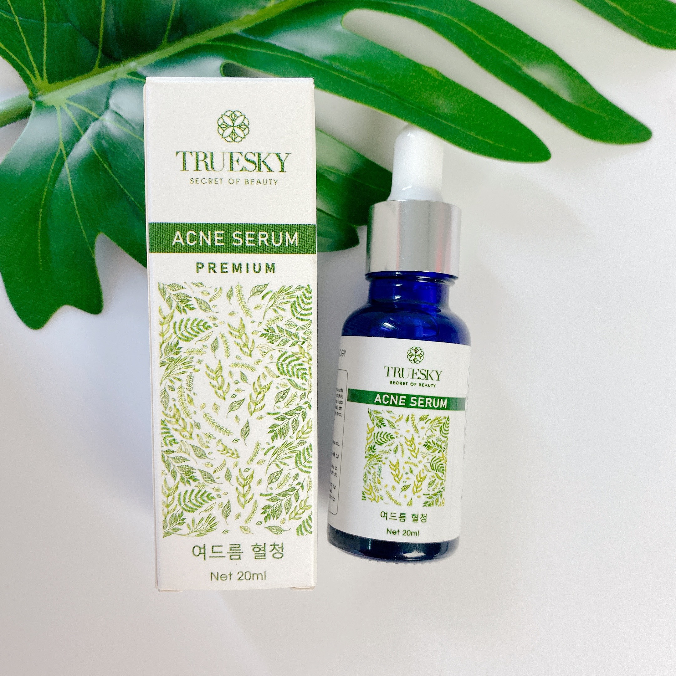 Serum trị mụn trắng da Truesky Premium