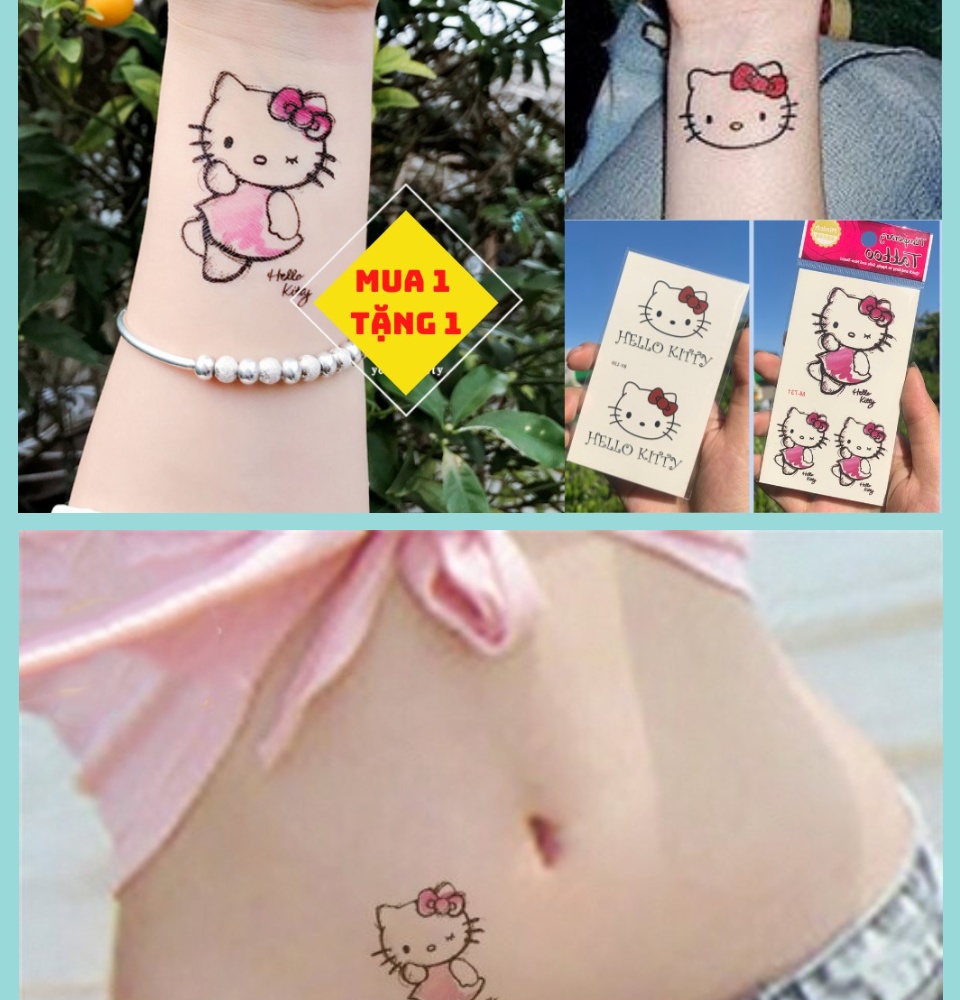 99 Hình xăm Hello Kitty Đẹp Dễ thương Đơn giản nhất