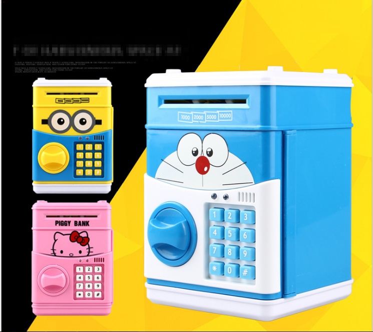 Két sắt mini Doraemon cho bé