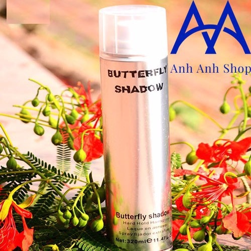 Gôm xịt tạo kiểu tóc chính hãng Butterfly Shadow 600ml